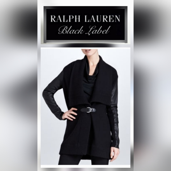 RL BLACK LABEL Draped Cardigan Size XS